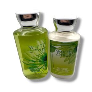 Bath & Body Works White Citrus Shower Gel & Body Lotion Set 18oz